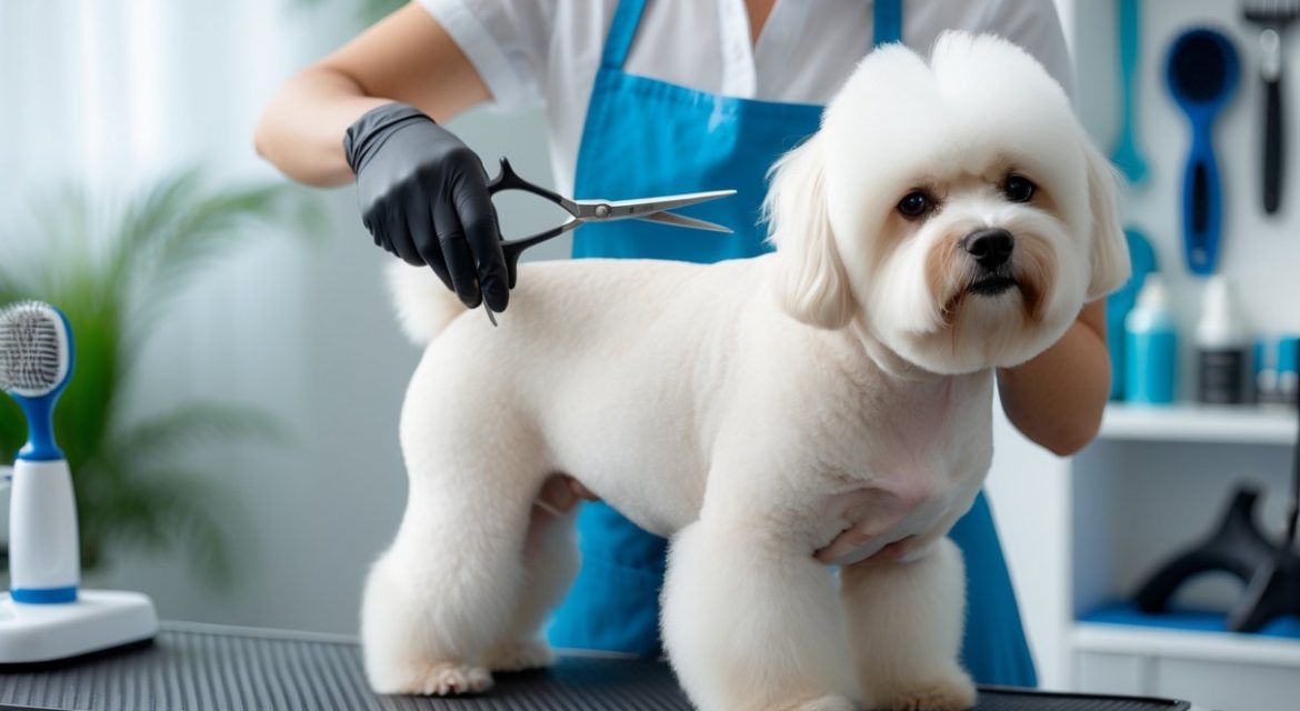 grooming a Bichon