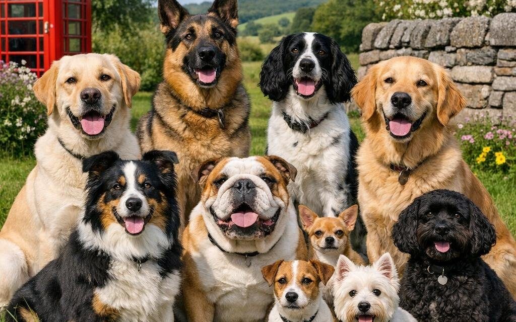 Some popular UK Dog Breeds