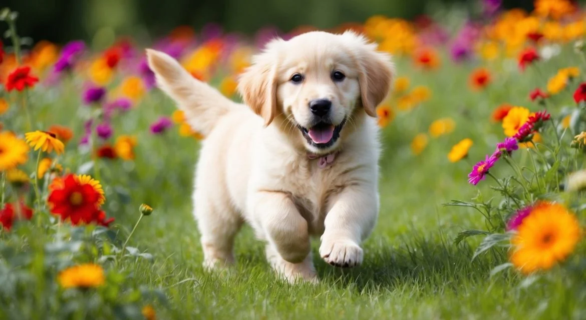 Cute Golden Retriever Puppy